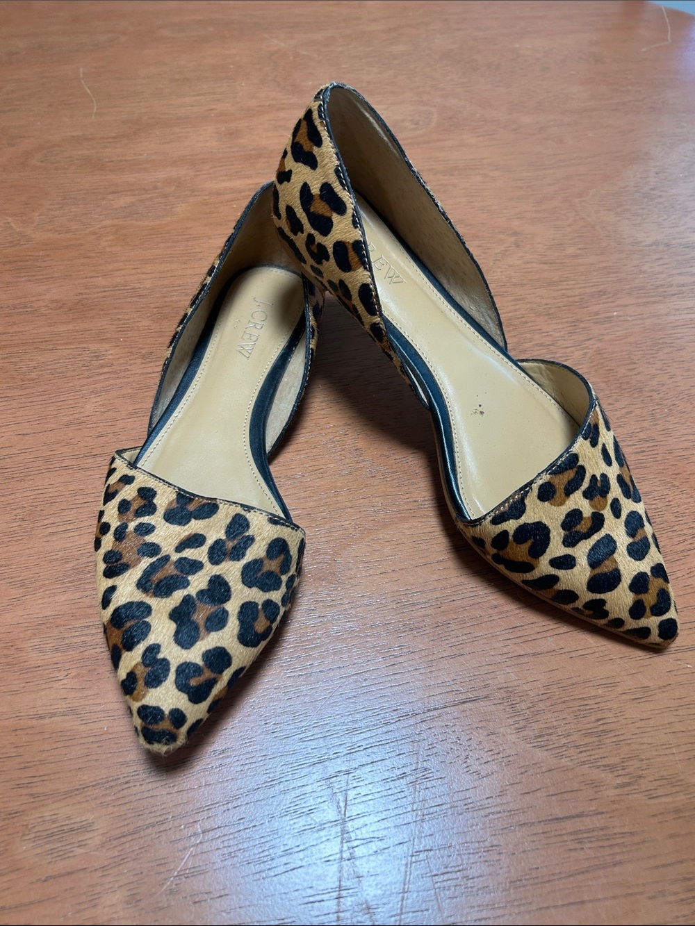 J. Crew Animal Print Flats